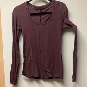 Lululemon scoop neck long sleeve